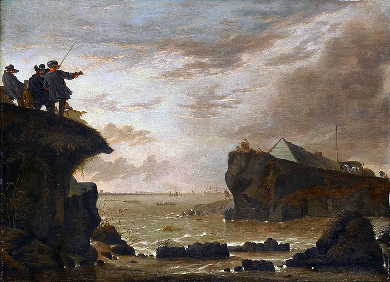 File:SA 2481-De doorbraak van de St. Anthonisdijk in 1651-De doorbraak van de St. Anthonisdijk bij Houtewael in de nacht van 5 op 6 maart 1651.jpg
