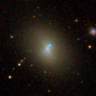 NGC 7077 Lenticular galaxy in the constellation Aquarius