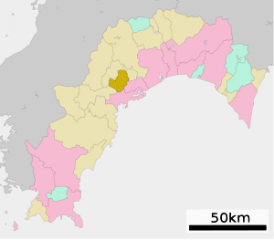 Location of Sakawas in the prefecture