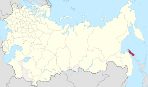 Сахалинская область на карте