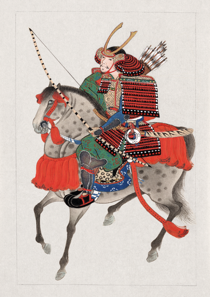 File:Samurai on horseback.png