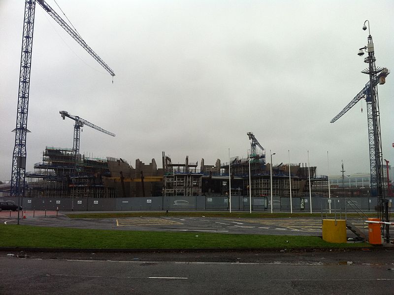 File:Scottish Hydro Arena under construction.JPG