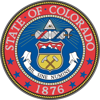 English: Great Seal of the State of Colorado