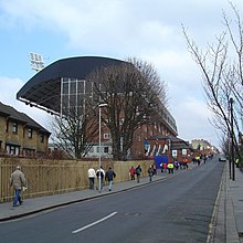 Selhurst Park hosted the final for the second year in succession. Selhurst Park, Holmesdale Road Stand - geograph.org.uk - 138710.jpg