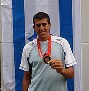 Shahar Zubari, abanderado israelí en los Juegos Olímpicos de Londres 2012.