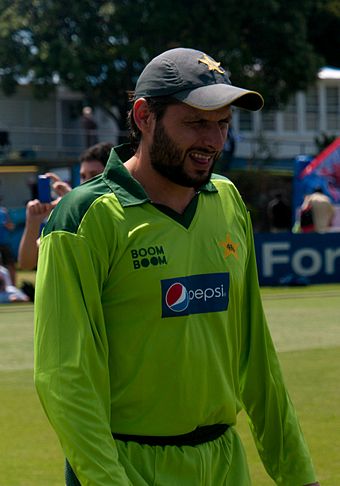 Shahid Afridi holds the world record for most sixes in ODIs.