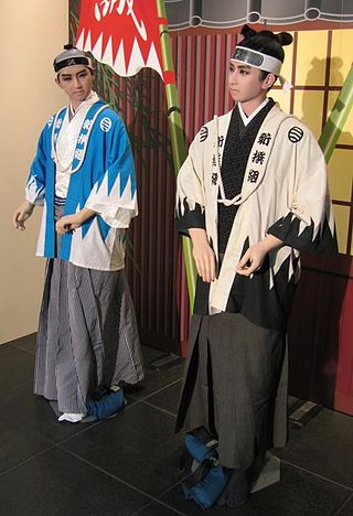 Mannequins dressed as Shinsengumi, Kyoto