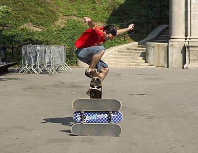 Skateboarding, Central Park, New York