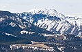 Northeast aspect of Sheep Mountain rises above Sawtooth Mountain