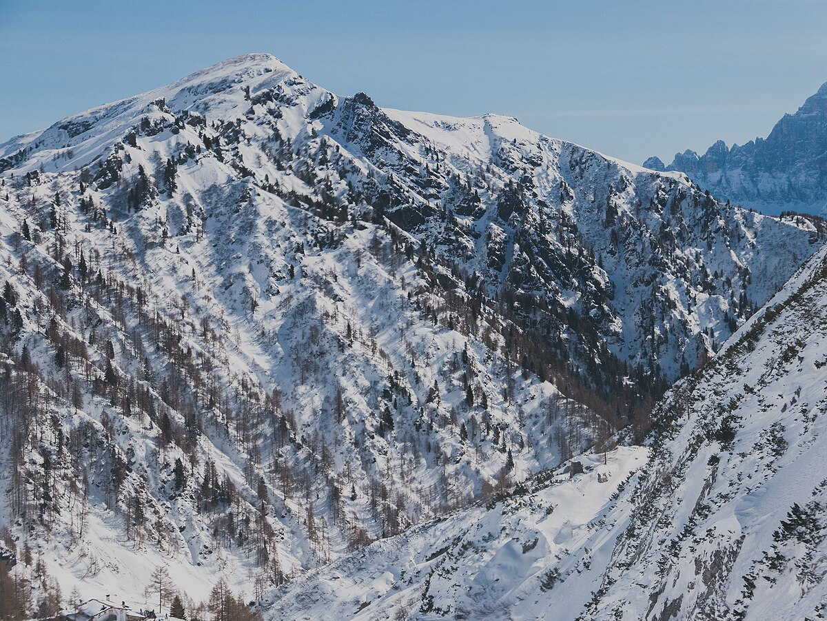 Snow capped mountains