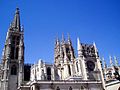 View of the Cathedral Our Lady of Burgos (Spain)