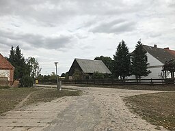 Spantekow Rehberg Dorfanger Blick nach Nordwesten