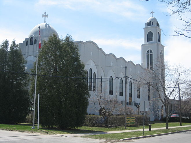 St. George & St. Rueiss Coptic Orthodox Church in Toronto St. George & St. Rueiss Coptic Orthodox Church.JPG