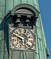 Deutsch: Turmuhr der Kirche St. Johannis in Hamburg-Eppendorf.