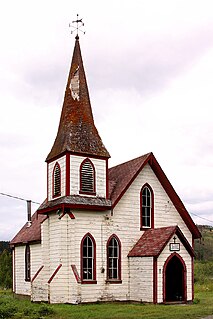 Kitwanga village in British Columbia