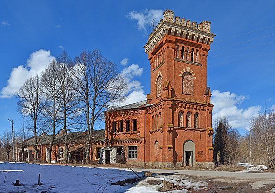 65. Жилой дом с водонапорной башней, Старожилово Автор — Ludvig14