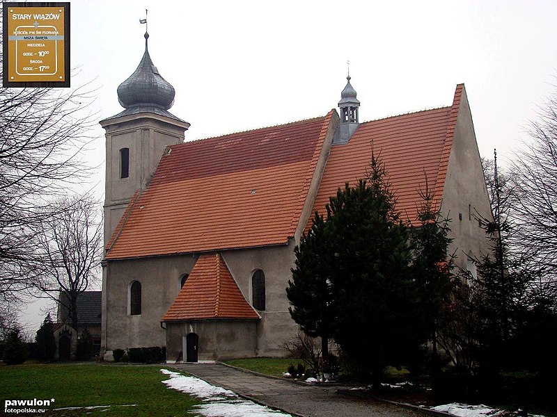 File:Stary Wiązów, Kościół św. Floriana - fotopolska.eu (171868).jpg