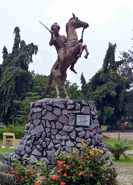 File:Statue of woman on horse, National Theater.jpg