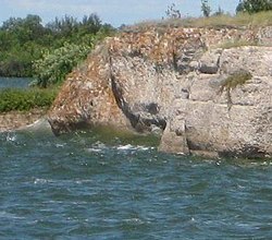 Limestone cliffs of Steep Rock