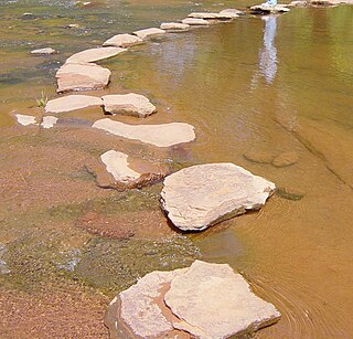 <span class="mw-page-title-main">Stepping stones</span> A set of stones used for crossing water