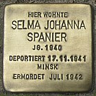 Stolperstein für Selma Johanna Spanier