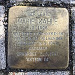 File: Stumbling block for Marie Kahle in Hanover