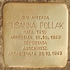 Stolperstein für Susanna Pollak