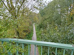 Der "Bahndamm" vom Ramrather Weg