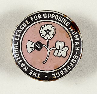 <span class="mw-page-title-main">National League for Opposing Woman Suffrage</span> UK organization opposing votes for women