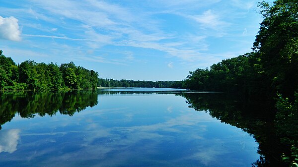 The Peshtigo River as seen from the town of Stephenson