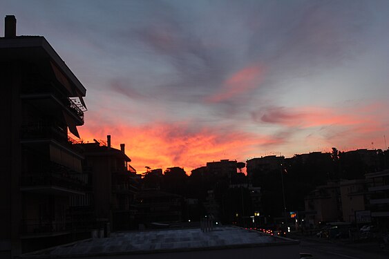 Sunrise in Rome,Italy