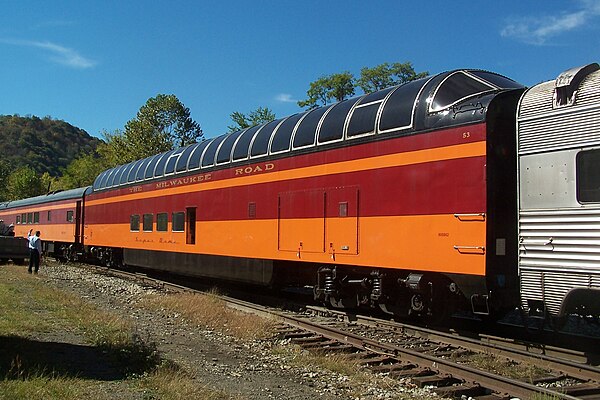 One of the Milwaukee Railroad's Super Dome cars.
