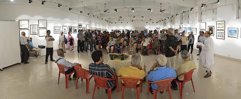 File:Susanta Banerjee Addresses - Group Exhibition Inauguration - PAD - Kolkata 2016-07-29 5271-5276.tif