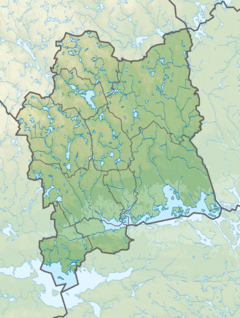 Sundsbacka på kartan över Västmanlands län