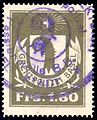 1927, issue 3, 1.80Fr used (№ 11D)