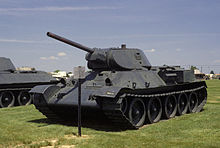 T-34-76 (Model 1941) (26 tonnes) at Aberdeen Proving Grounds in 1987 T34-76 4.jpg