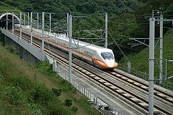 Próbaút 2006 júniusában egy Taiwan High Speed 700T motorvonattal
