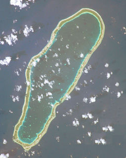 Takapoto Atoll in French Polynesia