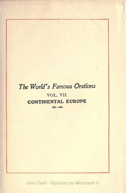 The World's Famous Orations Volume 7.djvu