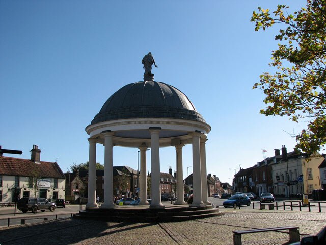 Swaffham, the fourth-largest settlement in the district