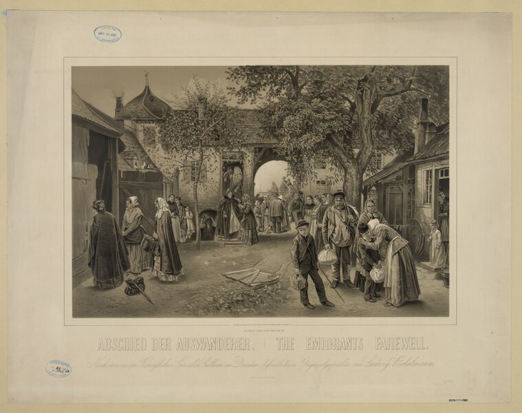 File:The emigrants farewell Abschied der auswanderer - - The Major & Knapp Engraving Co. 56 & 58 Park Place, N.Y. LCCN2013646644.tif