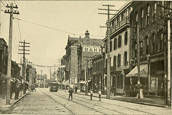 Downtown McKeesport in 1894