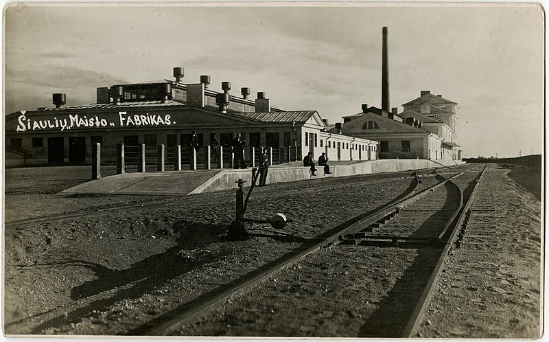 File:The meat processing factory of the joint-stock company Maistas, Šiauliai, circa 1936.jpg