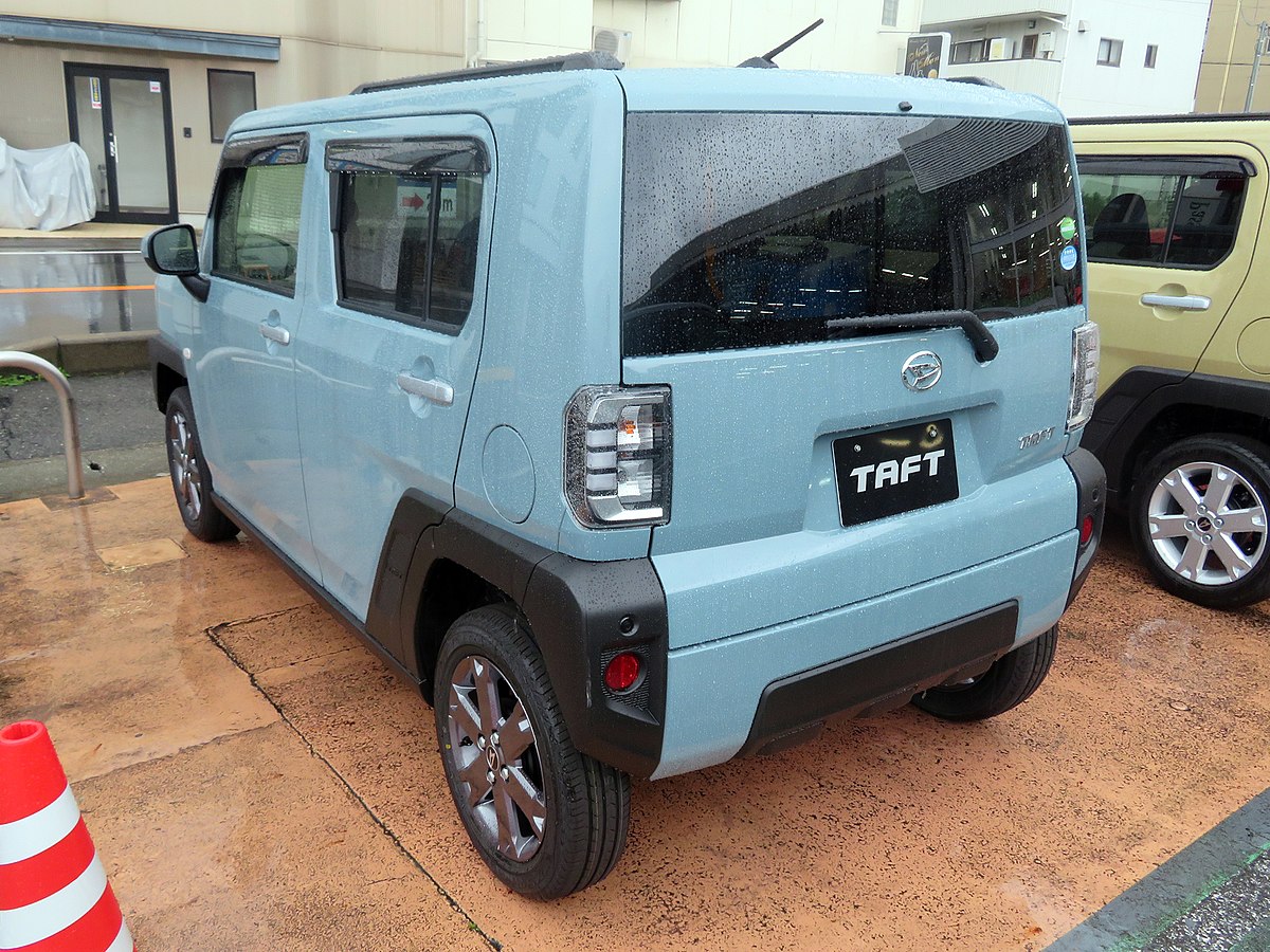 File:The rearview of Daihatsu TAFT G Turbo 2WD (5BA-LA900S-GBGZ).jpg -  Wikimedia Commons