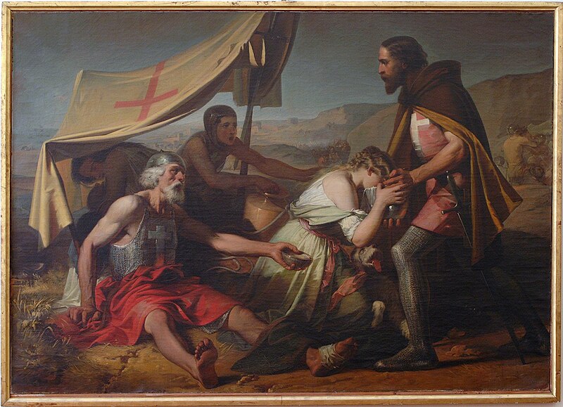 File:The thirst suffered by the first Crusaders (1852), by Alessandro Guardassoni.jpg