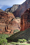 View from Zion National Park's Big Bend