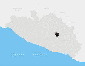 Municipality o Tixtla de Guerrero in Guerrero
