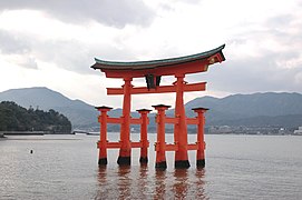 The big "Torii" of the temple