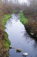 Il torrente tra Rivara e Barbania