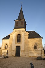 Façade de l'église.